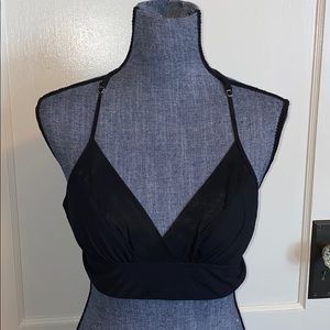 Black mesh bralette